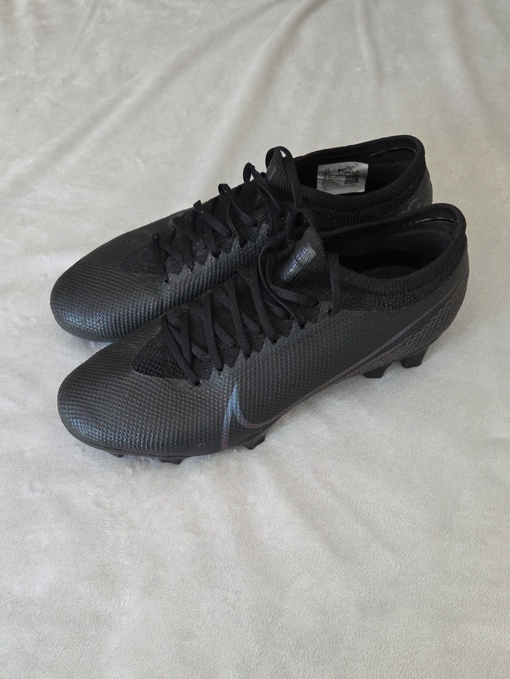 Nike Mercurial Vapor 13 Pro FG, Size 8.5, Black